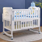 Convertible Baby Crib – Luxury Nest Bed with Mobility