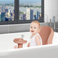 Siège de bain pour bébé – Forme de voiture amusante, sûr et stable