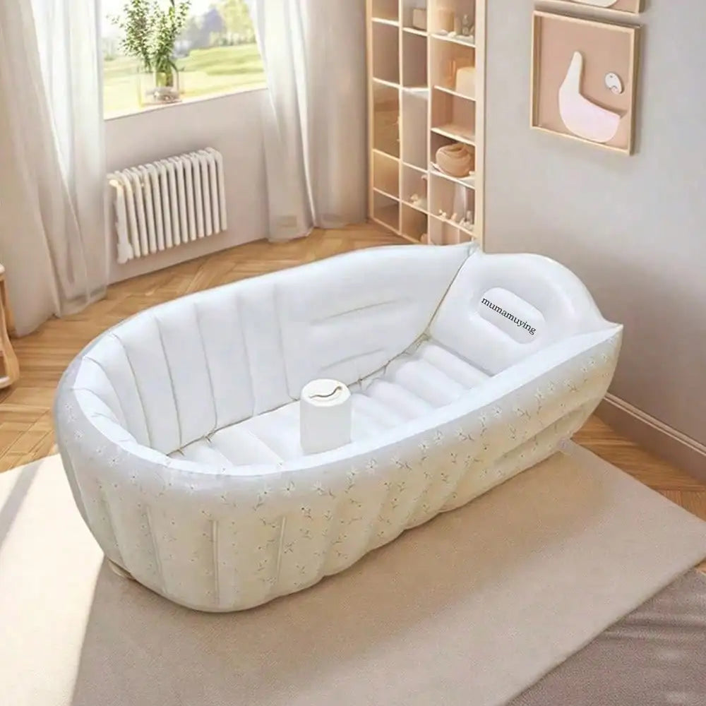 Portable Infant Bath Tub – Inflatable Seat for Toddlers