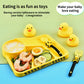 Infant Dinnerware – Spoon, Fork & Plate Kids Feeding Set