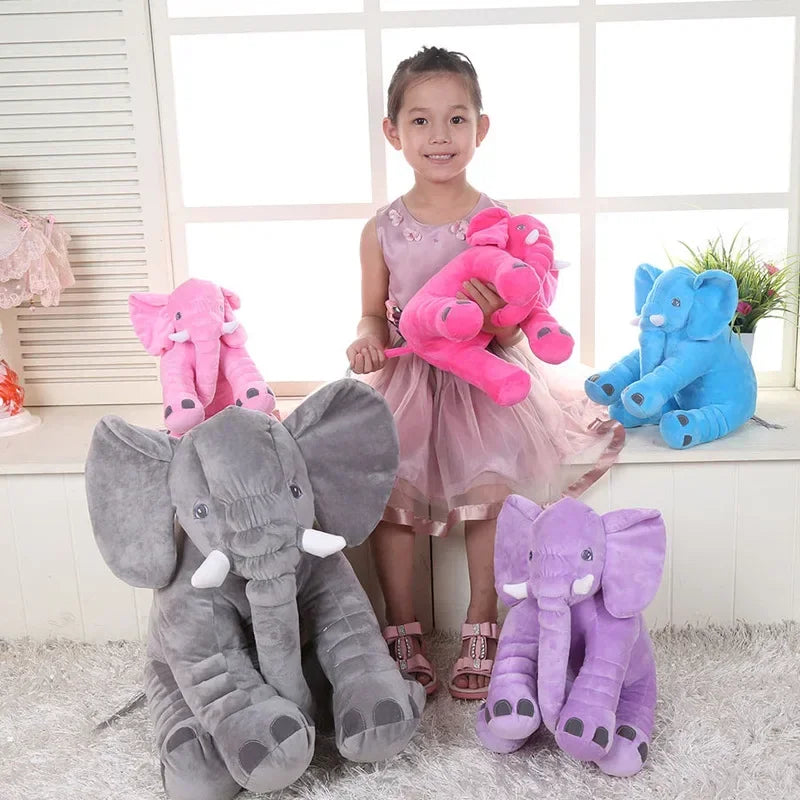 Soft Elephant Pillow Toy – Baby Gift