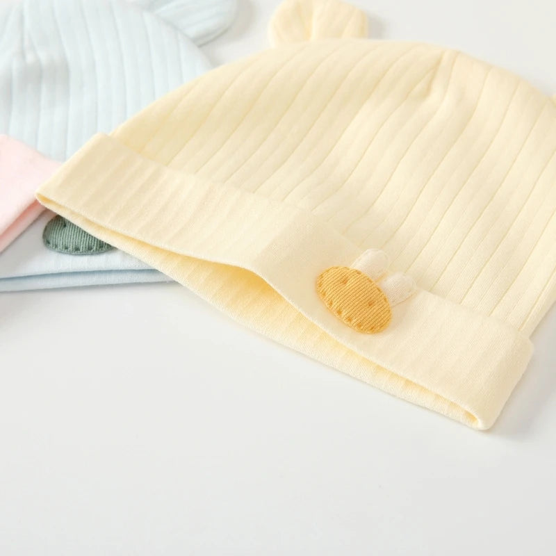 Cute Bear Pattern Newborn Hospital Hat for Baby Boys Girls