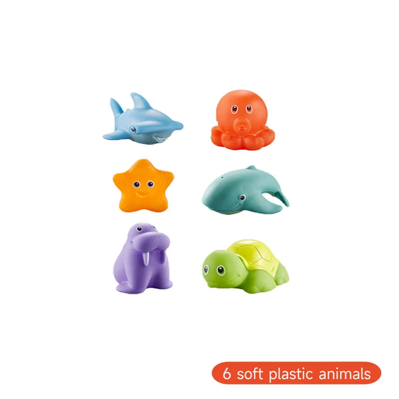 Kids Bath Swimming Toy – Cartoon Shark Water Play Fun