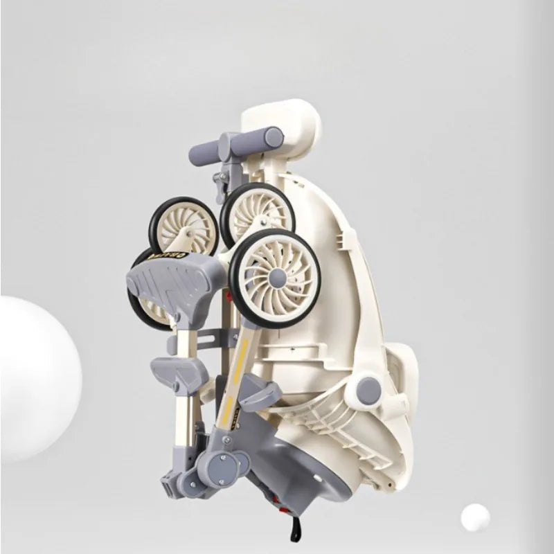 New 4-Wheel Baby Stroller – Lightweight, Foldable & Shock-Absorbing