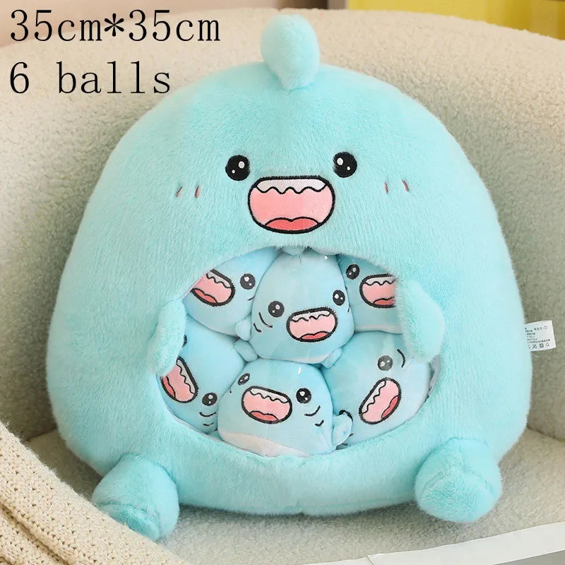 Sac en peluche animal mignon – Mini poupées en peluche