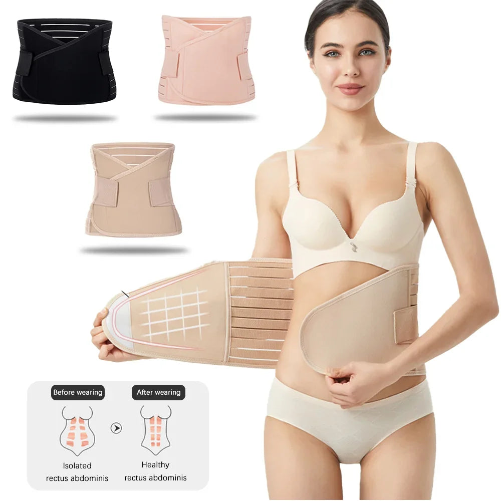 Corset Belly Band for Moms | Postpartum Body Shaper & Support Wrap