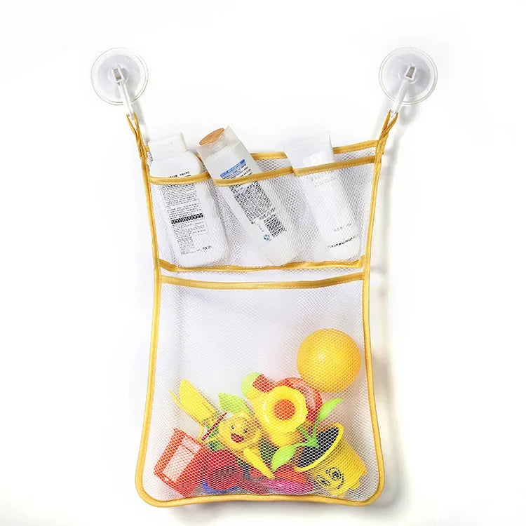 Sac de rangement pour jeux de bain bébé – Filet pour poupées et jouets