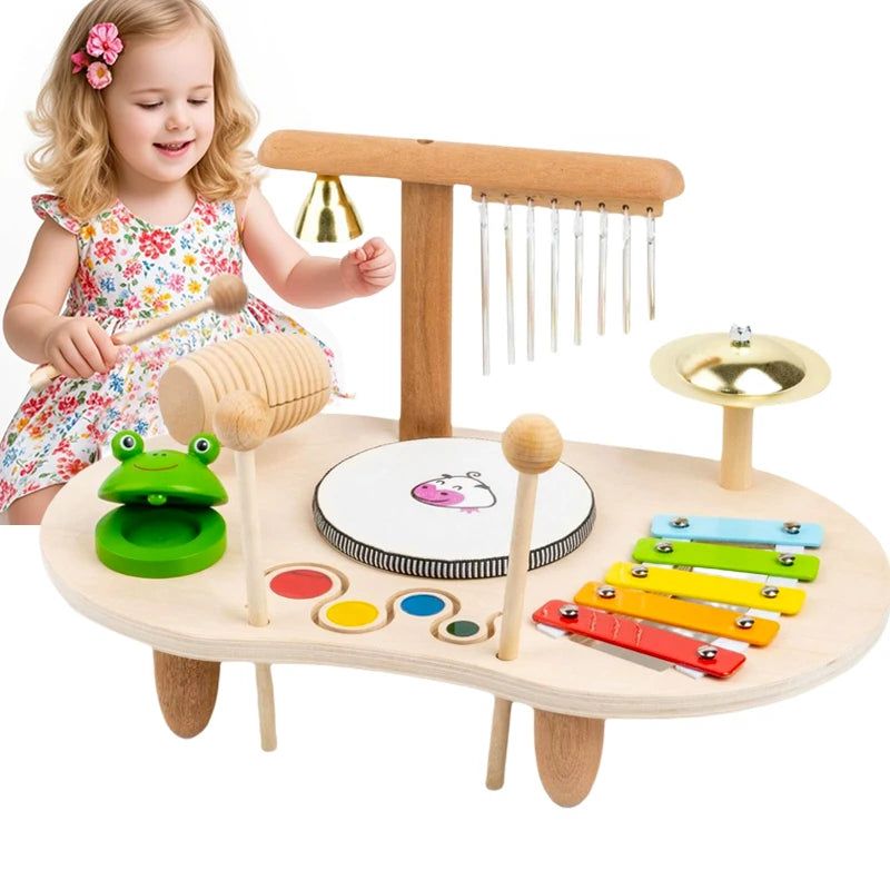 Montessori Musical Set – Drum, Xylophone & More!