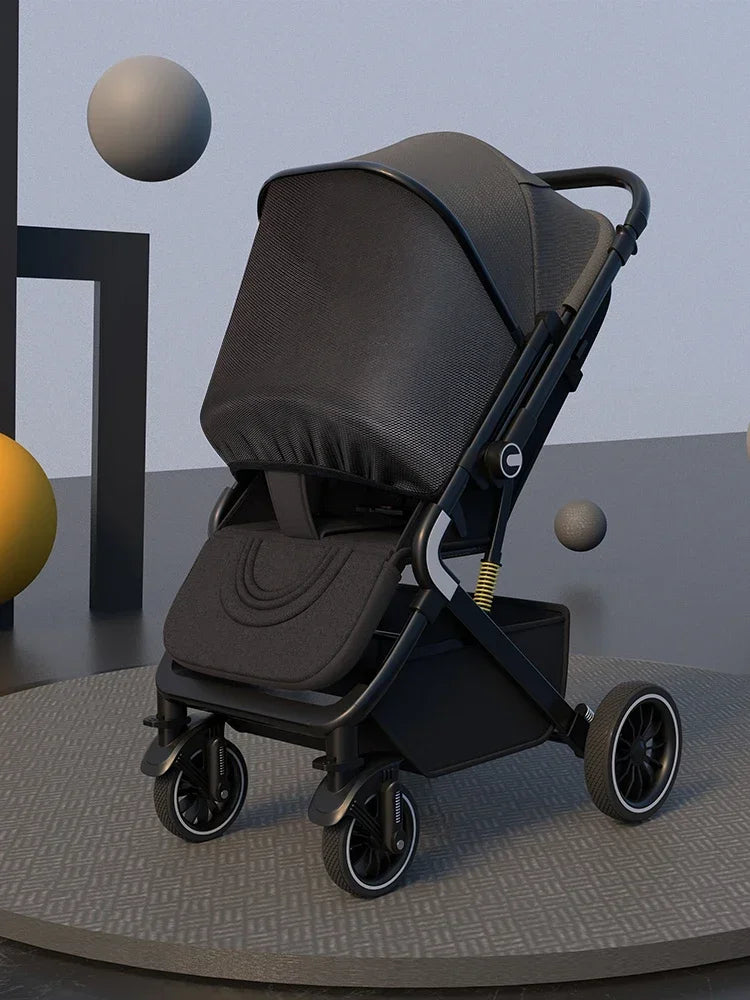Lightweight Baby Stroller (0–3Y) – Sit & Lie, Multi-Child Comfort