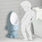 Urinoir d'apprentissage pour petit garçon – Toilettes sur pied réglables pour tout-petits