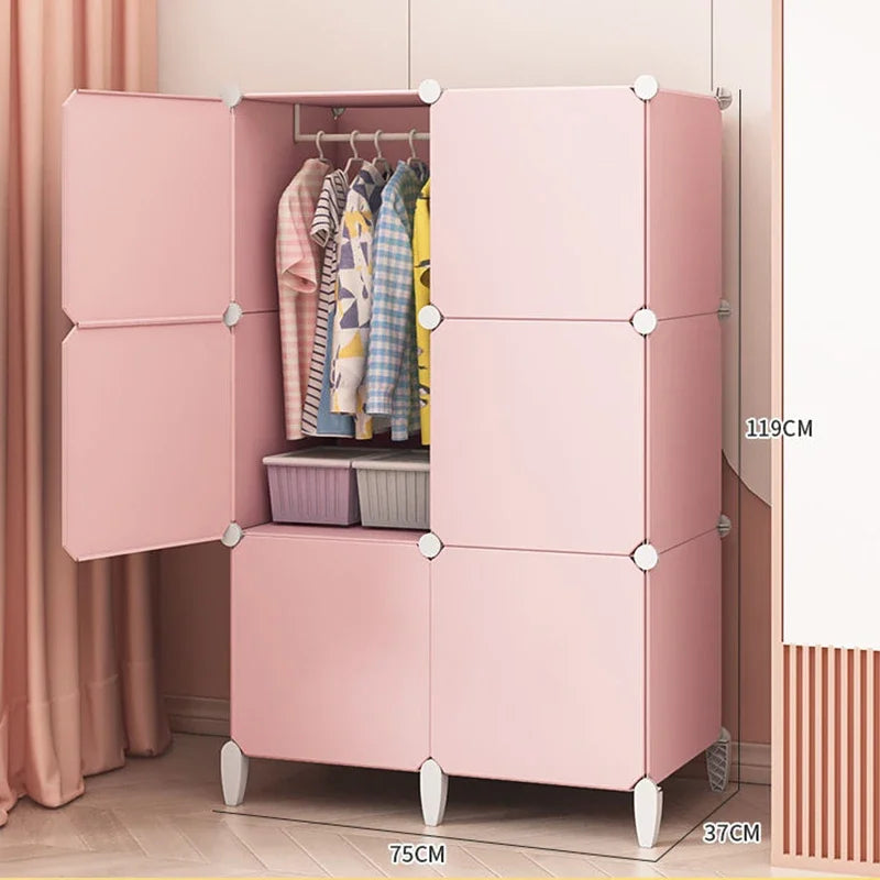 Modular Baby Wardrobe – Minimalist Nordic Fabric Storage