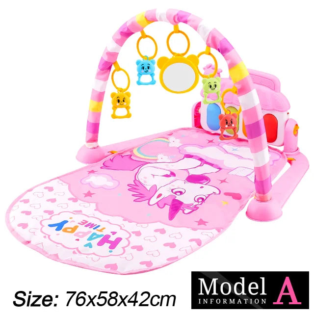 Tapis d'éveil musical avec piano pour bébé de 0 à 36 mois