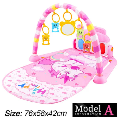 Tapis d'éveil musical avec piano pour bébé de 0 à 36 mois