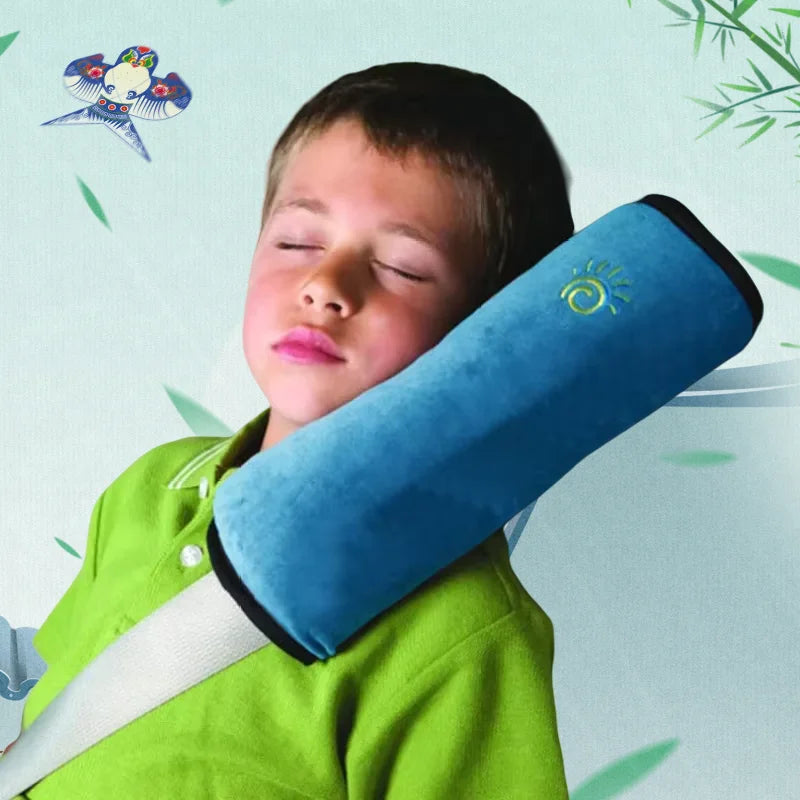 Coussin de sécurité pour voiture – Coussin doux pour les voyages des enfants