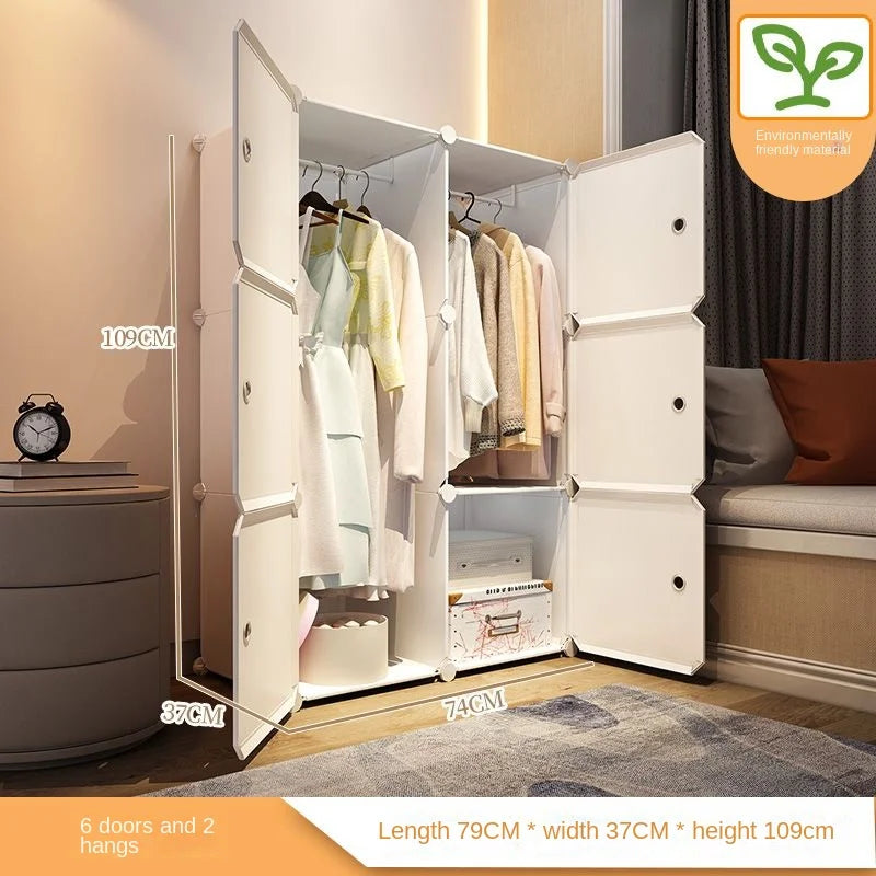 Foldable Baby Wardrobe – Plastic Closet & Cube Storage
