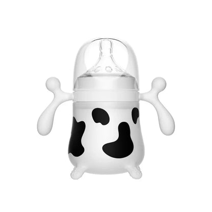 Biberon en silicone Dr.Isla – 150/250 ml, avec poignée, anti-étouffement, sans BPA