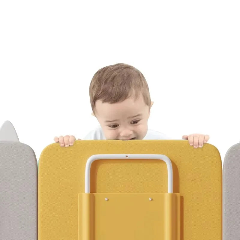 38cm Adjustable Baby Bed Rail – Soft Anti-Collision Crib Guard