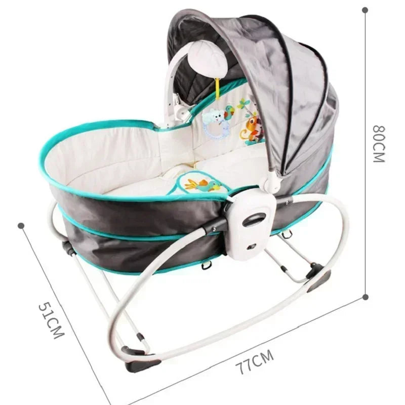 Baby Cradle & Rocking Chair – Soothing 0–3 Years