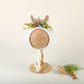 Cute Reindeer Wool Felt Bonnet for Newborn Baby Photo Shoot