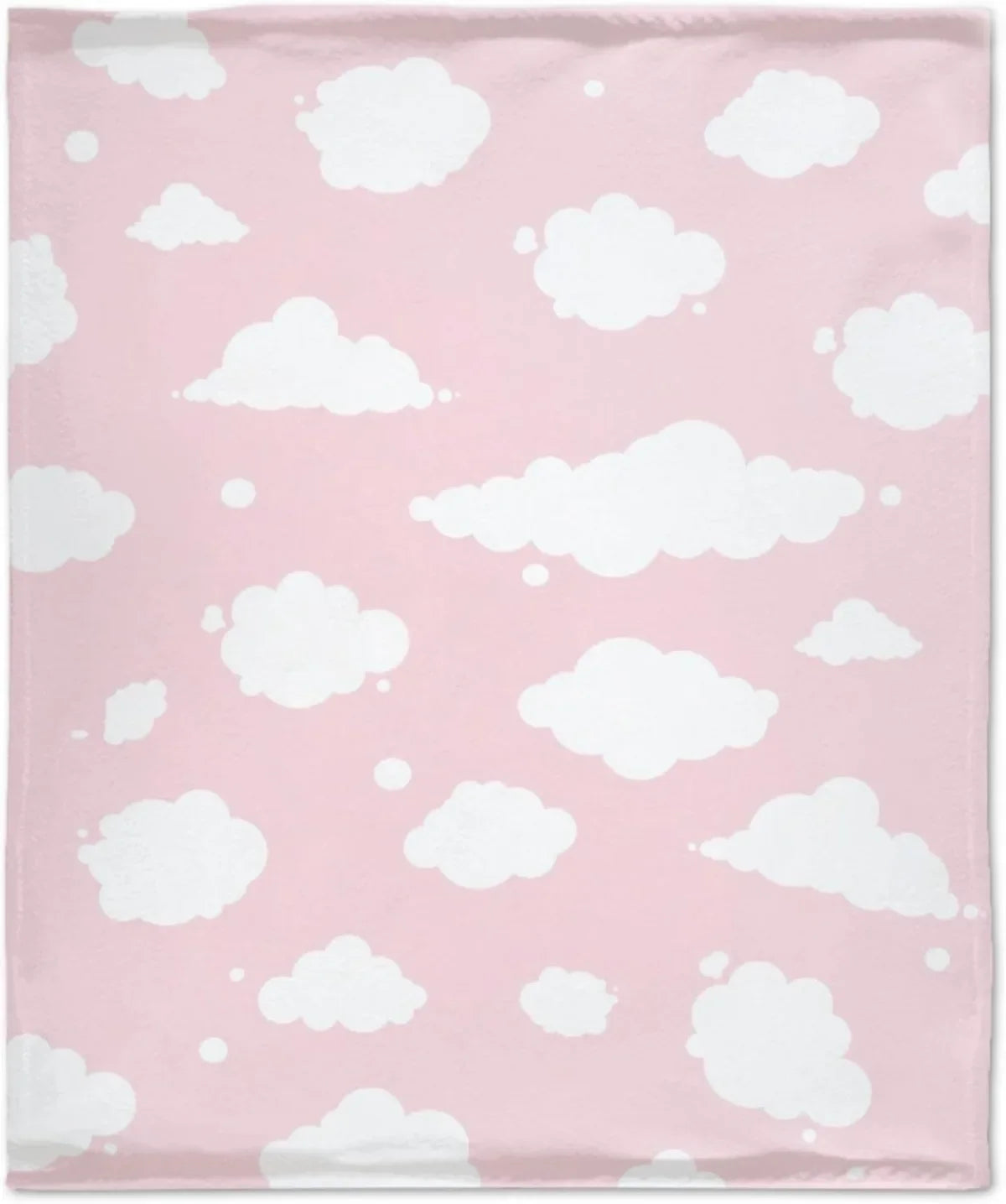 Cloud Throw Blanket, Blue and White Gift for Girl and Boy, Lightweight Super Soft Suitable for Sofa, Chairs, Bed for Kid