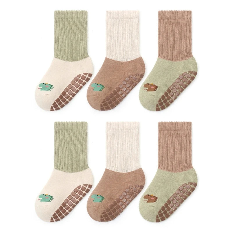 Cartoon Grip Socks for Babies