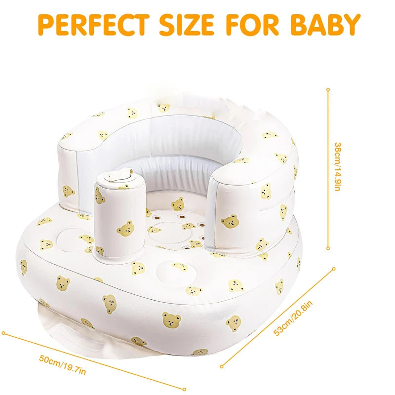 Siège bébé gonflable – Pompe intégrée, chaise d'apprentissage et d'alimentation