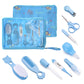 Trousse de soins pour bébé – Coupe-ongles, peigne, brosse, ciseaux, thermomètre
