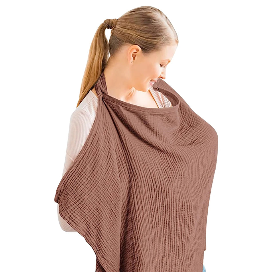 Châle d'allaitement d'extérieur – Couverture d'intimité respirante et ajustable pour les mamans