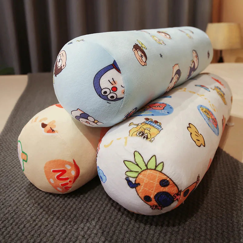 Cylindrical Plush Pillow – Multi-Use Bolster for Girls & Pregnancy Sleep Support