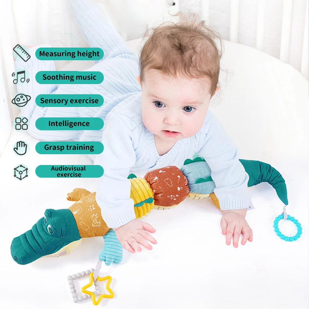 Musical Baby Rattle – Caterpillar & Crocodile Plush