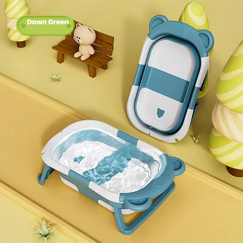 Baignoire pliable pour bébé – Baignoire domestique avec capteur de température