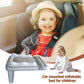 Inflatable Airplane Bed – Kids' Travel Seat Extender with High Sides