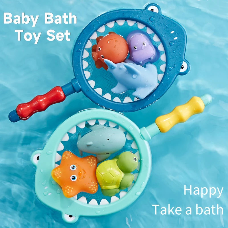 Kids Bath Swimming Toy – Cartoon Shark Water Play Fun