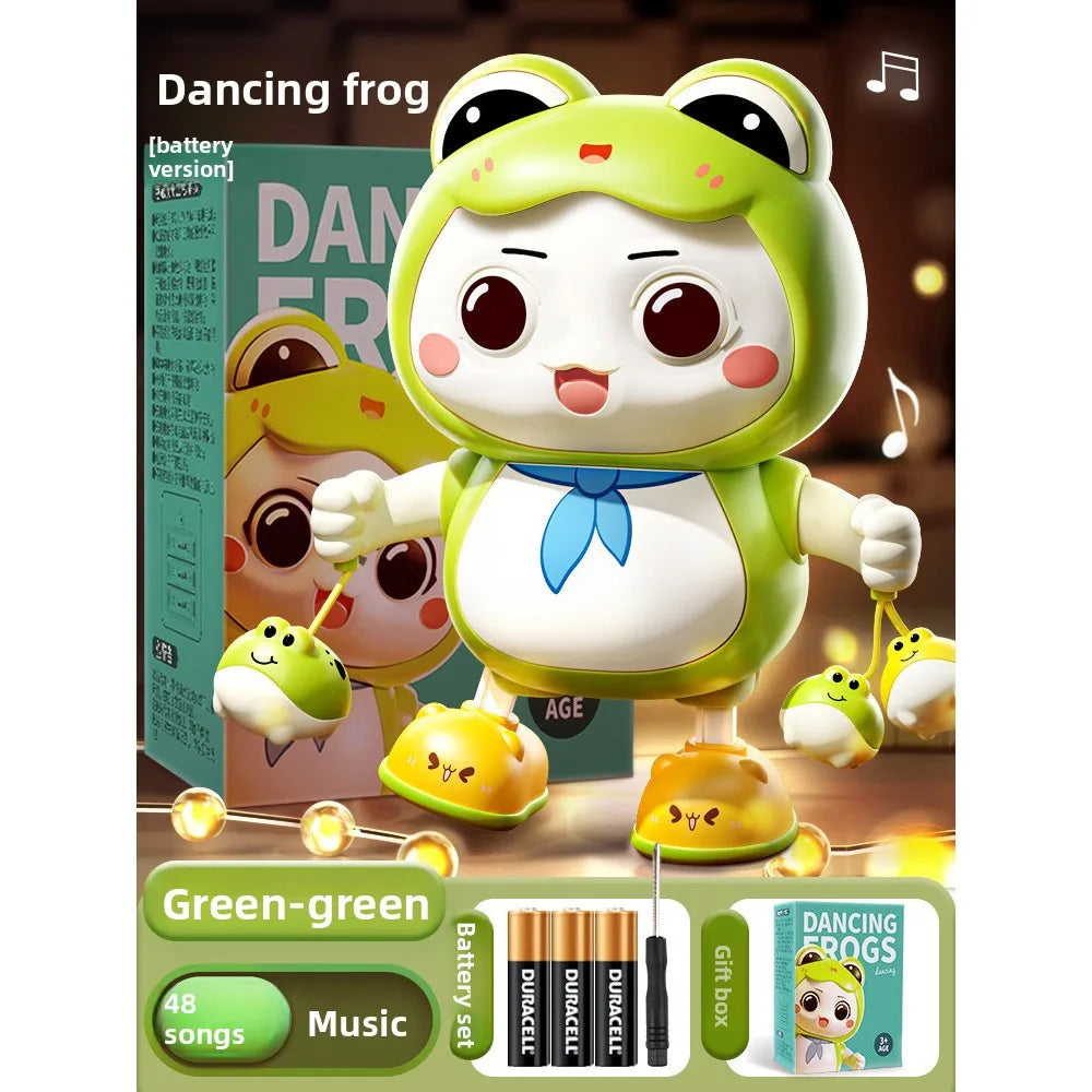 Grenouille dansante électrique – Lumières, musique et amusement sur le ventre !