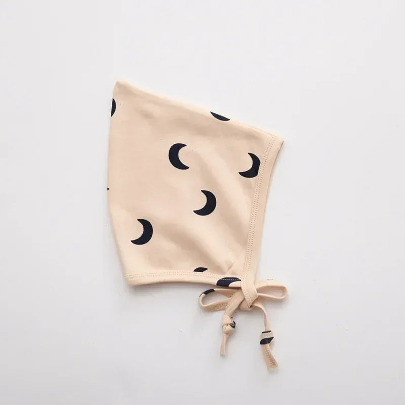 Floral Retro Baby Beanie Hat for Spring Summer Photos