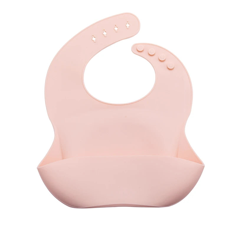 Bavoir d'allaitement en silicone ajustable et mignon