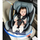 Siège auto bébé pivotant à 360° avec fixation ISOFIX et support