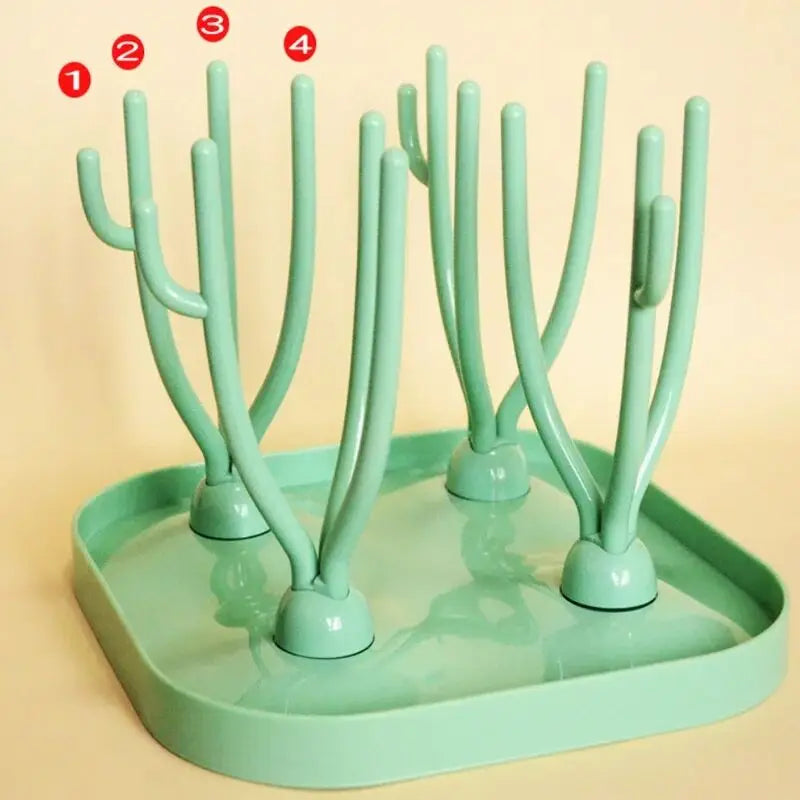 Porte-biberons et sèche-biberons – Support amovible pour gobelets et rangement de tétines