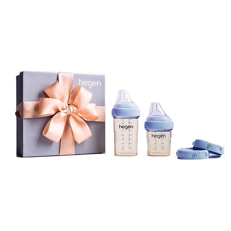 Hegen PPSU Baby Bottle – Original with Storage Lid & Pacifier, Gift Box Included