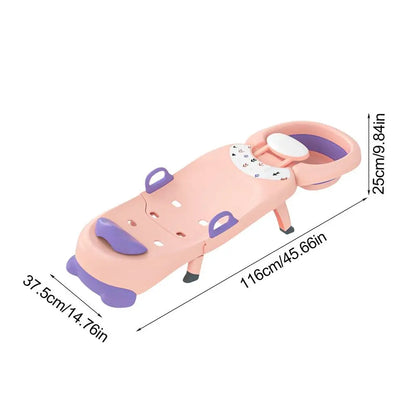 Siège de shampoing pliable pour enfants – Idéal pour les garçons et les filles