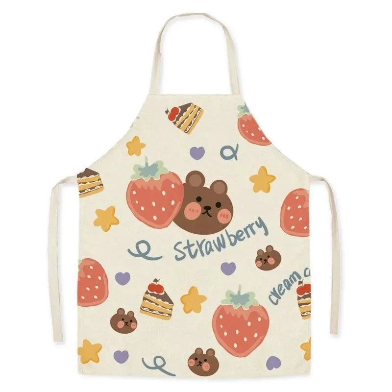 Cute Animal Print Kids Cooking & Cleaning Apron