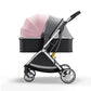 Poussette bébé 3 en 1 de luxe – Position assise et allongée, poussette de voyage portable