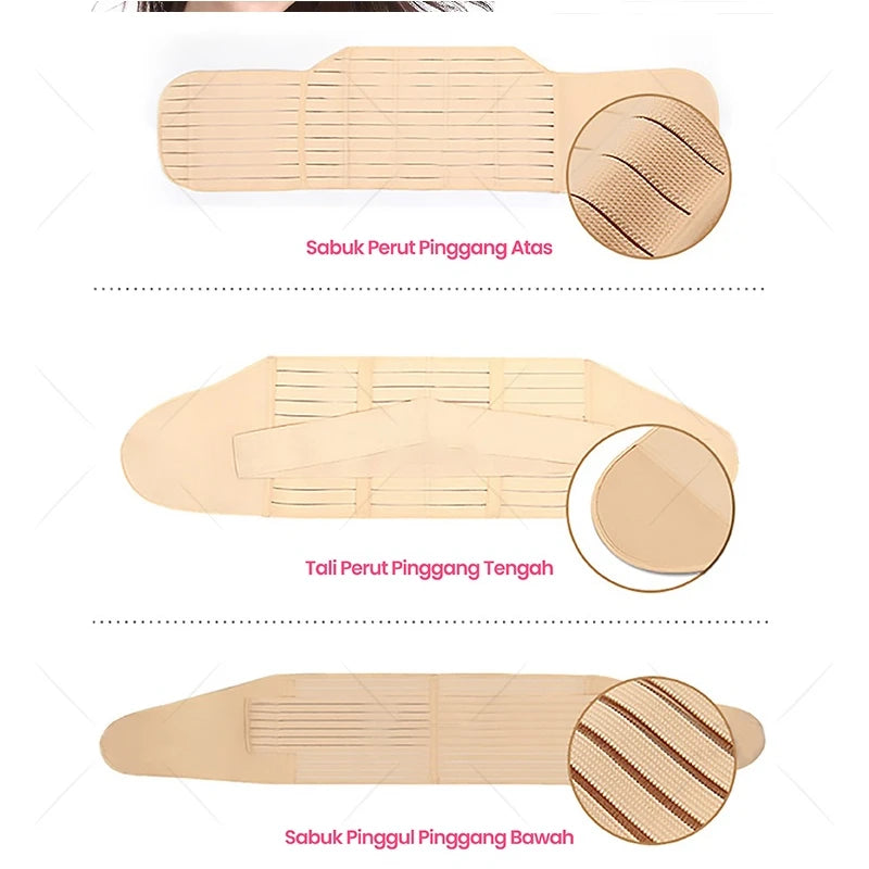 3-in-1 Belly Band | Pregnancy & Postpartum Tummy Pelvis Support Belt