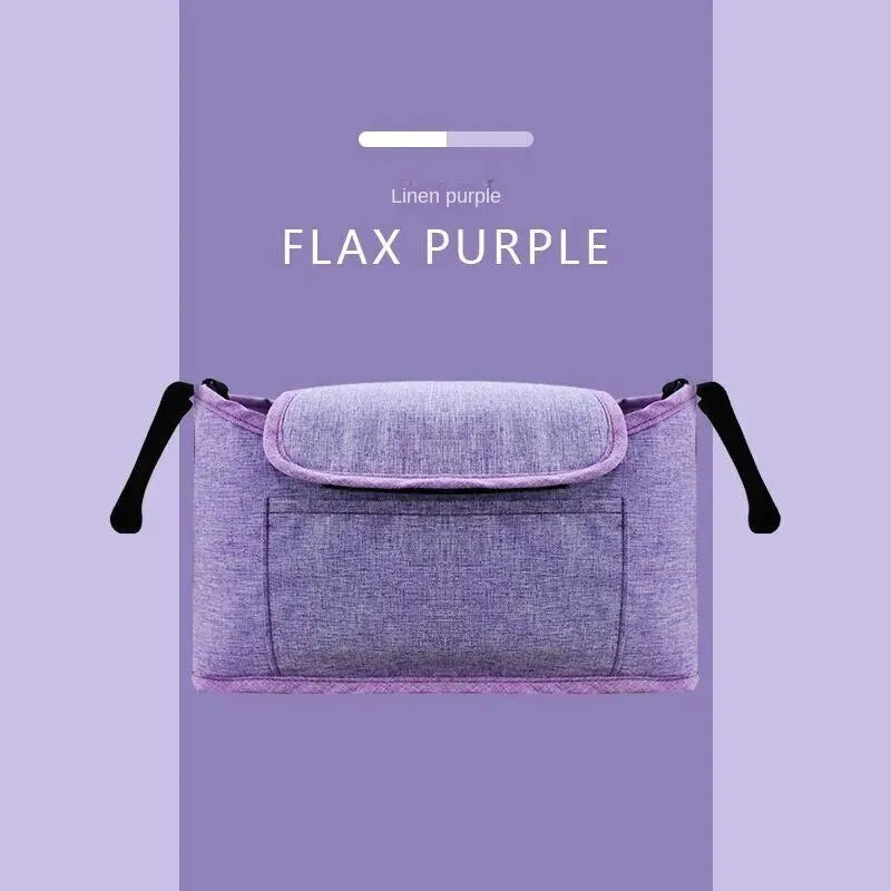 Large Capacity Baby Stroller Organizer Bag – Diaper & Bottle Holder