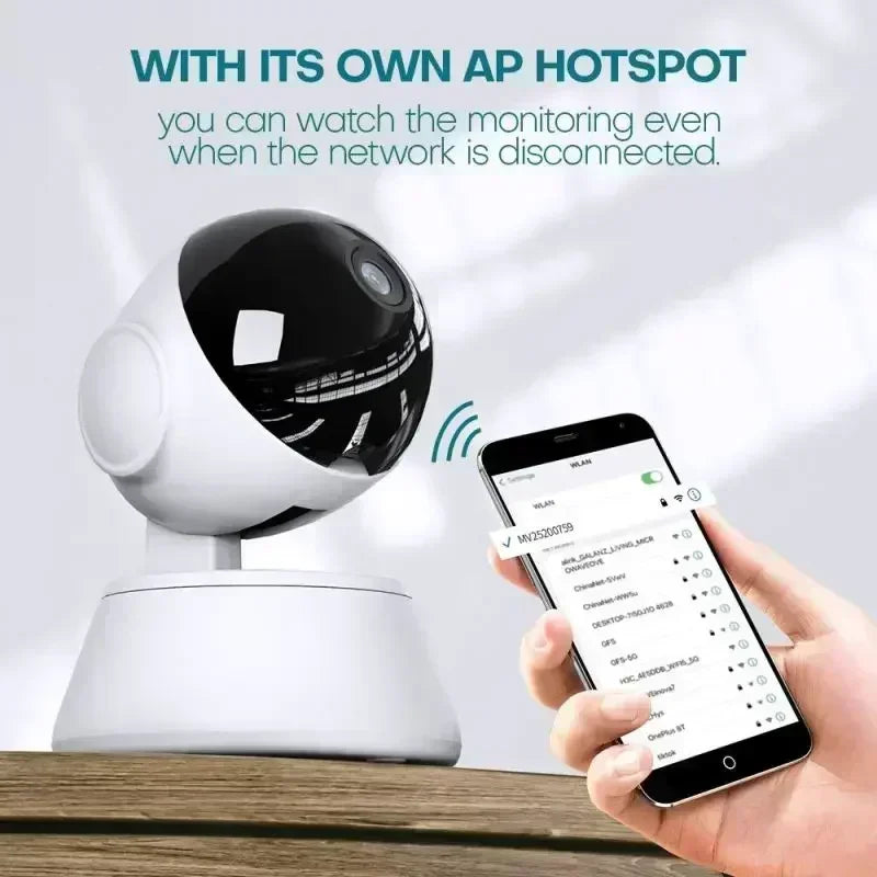 Babyphone intelligent pour maison connectée avec caméra PTZ IA 8MP