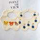 Waterproof Baby Bib – Soft Cotton Burp Cloth for Newborns