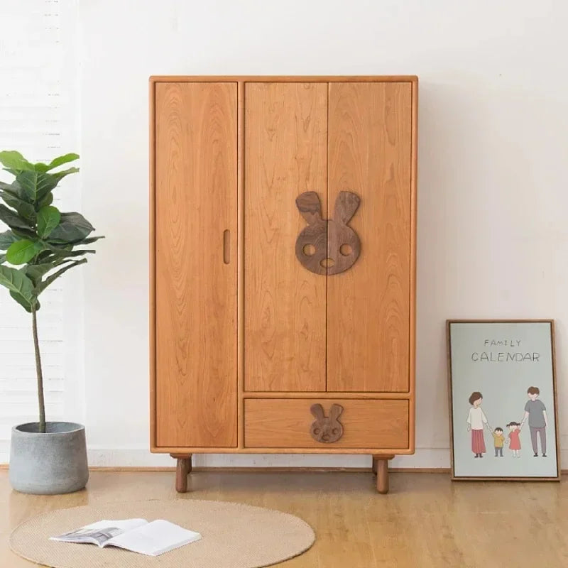 Armoire moderne pour enfants – Placard gain de place en bois