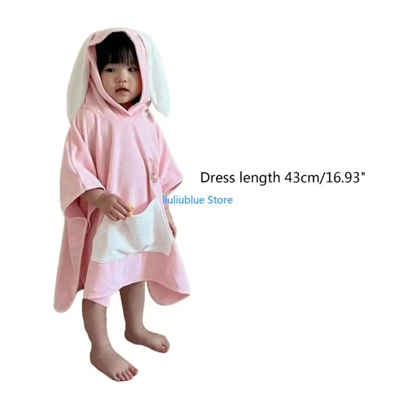 Baby Hooded Bath Towel – Soft with Bear Ears Pattern Gift (62CF)