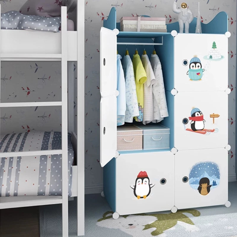 Organisateur de garde-robe pour bébé – Armoires à portes coulissantes pour enfants