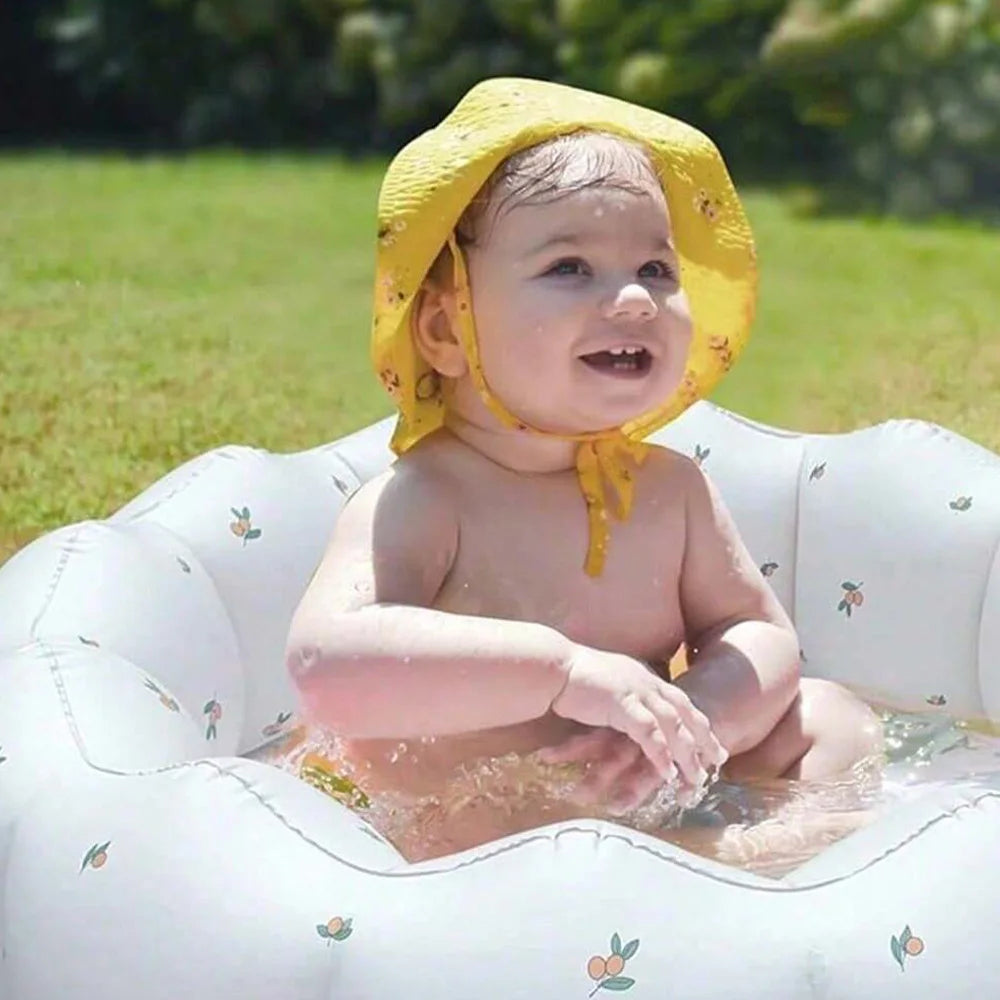 Portable Infant Bath Tub – Inflatable Seat for Toddlers